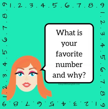 What is your favorite number? KimGriffithsEnglish ESL blog for English learners.
