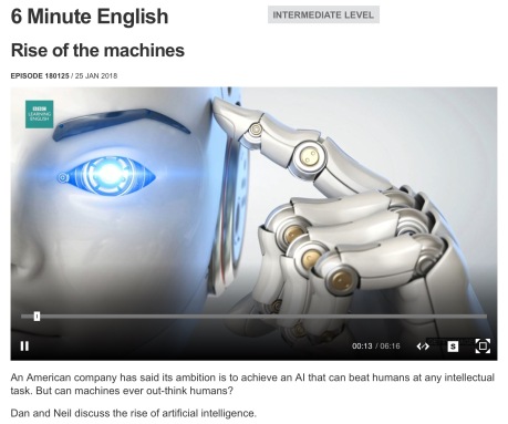 BBC learning English Rise of the machines.