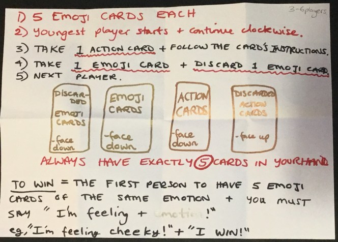 The emoji game - quick instructions for English learners from the English teaching blog KimGriffithsEnglish.com