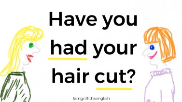 Have you had a hair cut? From @kimgriffithsenglish, the English as a second language teaching page.